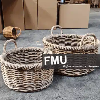Wicker Planters basket set of 2