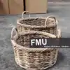 Wicker Planters basket set of 2