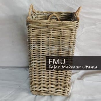 umbreal stand rattan basket