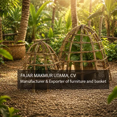 rattan Plant Basket