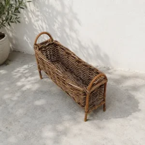 rattan planter stan