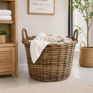 laundry rattan basket