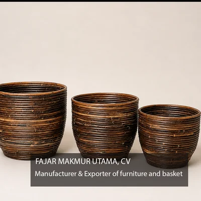 round rattan bali