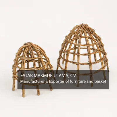 Woven Rattan Cover Planter