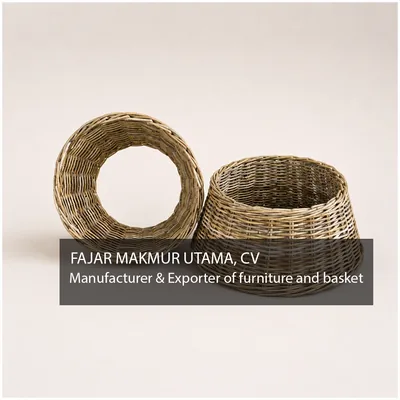 round cover woven for planter